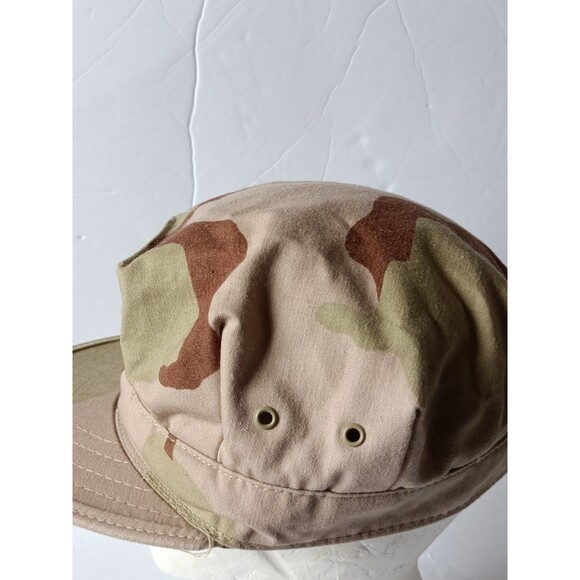 Military Army Flat Cap Men's Medium Camouflage - Picture 4 of 7